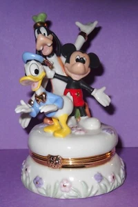 Lenox Disney - MICKEY AND FRIENDS STAMP TREASURE BOX - NIB COA - Picture 1 of 8