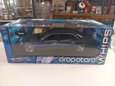 Hot Wheels WHIPS dropstars Maybach 62 Sedan Blue 6.0l V12 Turbo 1/18 FREE SHIPPN - Image 1 of 4