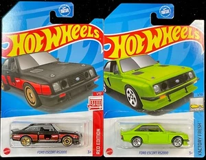 Lote Ford Escort RS2000 2023 Hot Wheels Target Red Edition y 2024 verde neón #23 - Imagen 1 de 8