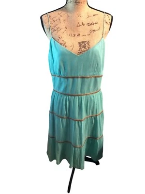 Vestido Antonio Melani SEDA Espuma de Mar Talla 14 Foto 1 de 4