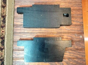 Hammond Organ Hardware, A Set Of Manual Console Wooden Brackets - Picture 1 of 6
