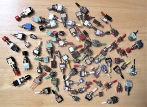 MULTI CONTACT MINI SWITCHES-ALL STYLES-ALL MAKES-ALL CURRENTS-CHOICE OF ANY 3 - Picture 1 of 1