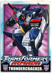Transformers Armada Thundercracker Sticker Trading Card Hasbro 2002 - Picture 1 of 1