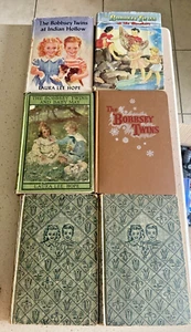 Lot of 6 Antique ~ Bobbsey Twins Books by Laura Lee Hope, 1940-50s Free Shipping - Picture 1 of 16