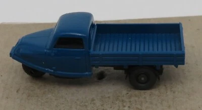 Micro WIKING Ho 1/87 Goli Triciclo Blu Lucido #330 No. Box - Immagine 1 di 4