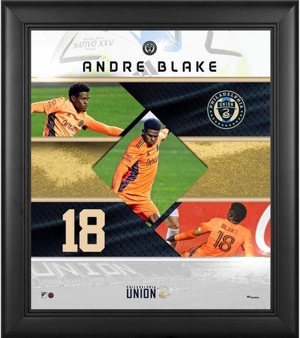 Kacper Przybylko Philadelphia Union Framed 15x17 Stitched Stars Collage Cover
