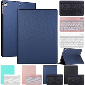 Smart Case With Bluetooth Keyboard For iPad 5/6/7/8/9/10th Gen Air 4/3/2 Pro 11 - Picture 1 of 44