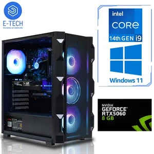 PC para juegos RTX Intel Core i9 14900KF 32 GB DDR5 2 TB M.2 SSD 8 GB RTX 5060 Windows11 - Imagen 1 de 13