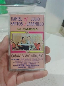 CASSETTE TAPE DANIEL SANTOS & JULIO JARAMILLO.- LA CANTINA. - Picture 1 of 5