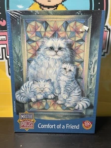 Master Pieces 550 Teile Puzzle Komfort eines Freundes. Katze werkseitig versiegelt - Bild 1 von 4