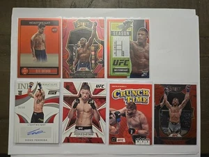 UFC Lot. Diego Ferreira Auto /99, 4 #'d (Burns, Krylov, +2). Nate Diaz, Jan B - Picture 1 of 8