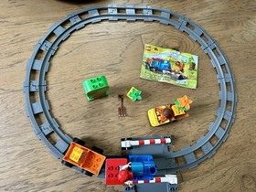 LEGO Duplo: 10810 Push Train 95% COMPLETE Retired!  Duplo Track System