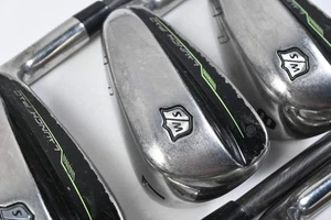 Wilson Launch Pad 2022 Irons / 6-PW+SW / Senior Flex Project X Evenflow 55 Shaft - Picture 1 of 7