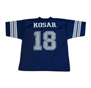 Camiseta para hombre mediana rara vintage 1993 logotipo 7 Dallas Cowboys Bernie Kosar #18 NFL - Imagen 1 de 7