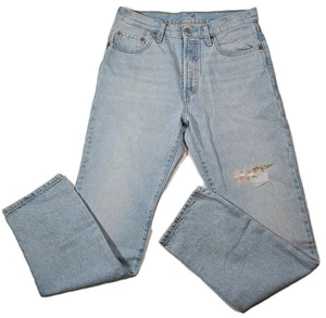Levi's 501 Jeans 150 Anniversary Edition Women's Sz 28X30 Button Fly Denim - Picture 1 of 10