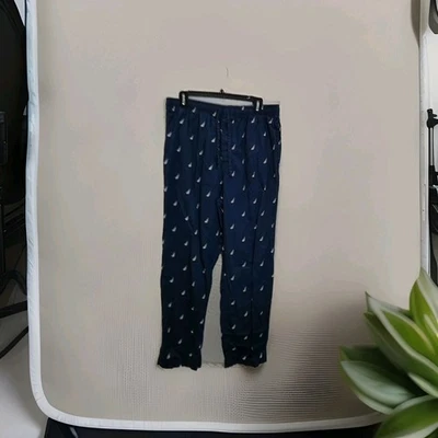 Nautica 男式海军睡衣裤大号 1105-87 — 第 1/3 张图片