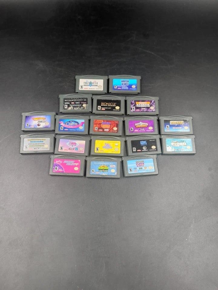 18 GBA Nintendo Gameboy Advance Video Game Authentic Lot Bundle Tested  - Image 1 of 4