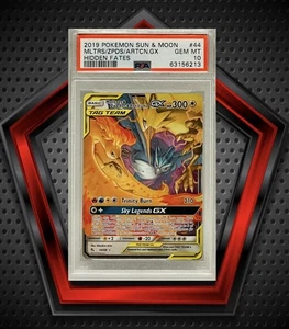Mltrs/Zpds/Artcn.Gx *PSA 10* 2019 Pokemon Sun & Moon Hidden Fates #44 GEM MT - Picture 1 of 3