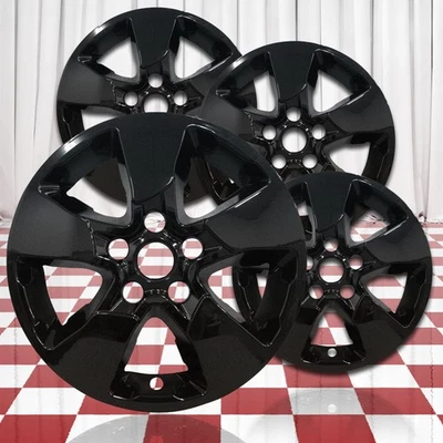 Superposiciones de revestimiento de rueda negro brillante de 16 pulgadas para Kia Soul 2017-2019 [ABS] Foto 1 de 4