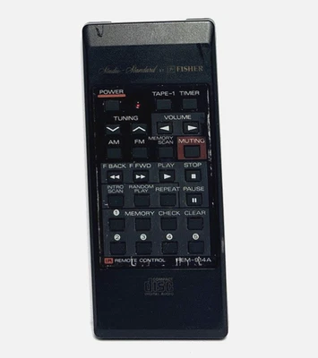 Vintage Fisher Studio-Standard REM-914A Remote Control Made in Japan CD Player - Image 1 of 4