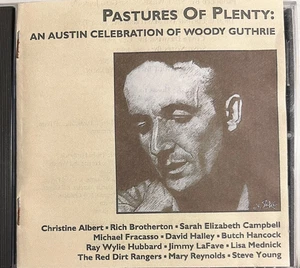 PASTURES OF PLENTY: Austin Celebration Guthrie - Various CD-r 1993 Deja Disc - Picture 1 of 2