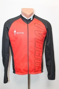 Specialized Cycling Jacket Long Jersey Fleece Windproof WindStopper Size M Red - Picture 1 of 12