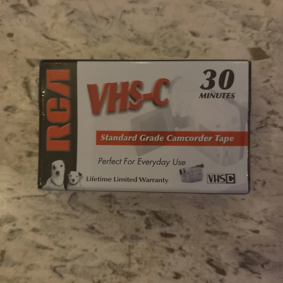 Fabricante de equipamento original - Fita cassete de vídeo RCA VHS-c - UMA fita / grau padrão - Imagem 1 de 2