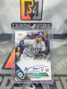 2016 Topps Chrome Ketel Marte RC Auto Base #RA-KM Mariners - Picture 1 of 2