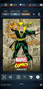 Topps Marvel Collect DIGITAL SUPER RARE CLASSIC COLOR DOCTOR IRONFIST - Picture 1 of 1