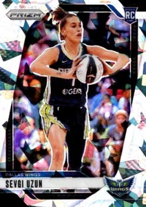 SEVGI UZUN 2024 Panini Prizm WNBA Silver Cracked Ice Prizm #92 RC Dallas Wings - Imagen 1 de 2