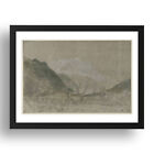 Mont Blanc From Sallanches 1802 By Jmw Turner A3 17X13 Frame