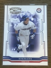 2005 (RANGERS) Throwback Threads #9 Hank Blalock