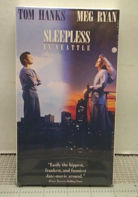 New Factory Sealed Sleepless in Seattle VHS 1993 Columbia Tristar Home Videos - Image 1 of 4