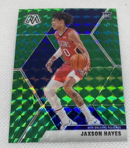 2019-20 Panini Mosaic JAXSON HAYES Rookie GREEN REACTIVE PRIZM Pelicans #221 - Picture 1 of 2