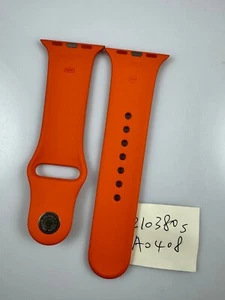 z wadą Oryginalny zegarek Apple Watch Hermes Sport Band 38mm 40mm 41MM 42MM Pomarańczowy - Zdjęcie 1 z 15