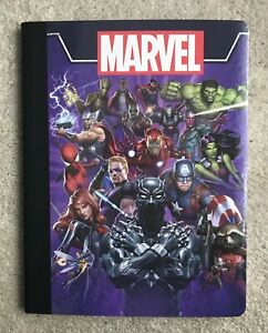 Marvel Avengers,Spider-Man Hulk Composition Notebook -100 Pages- Wide Ruled  