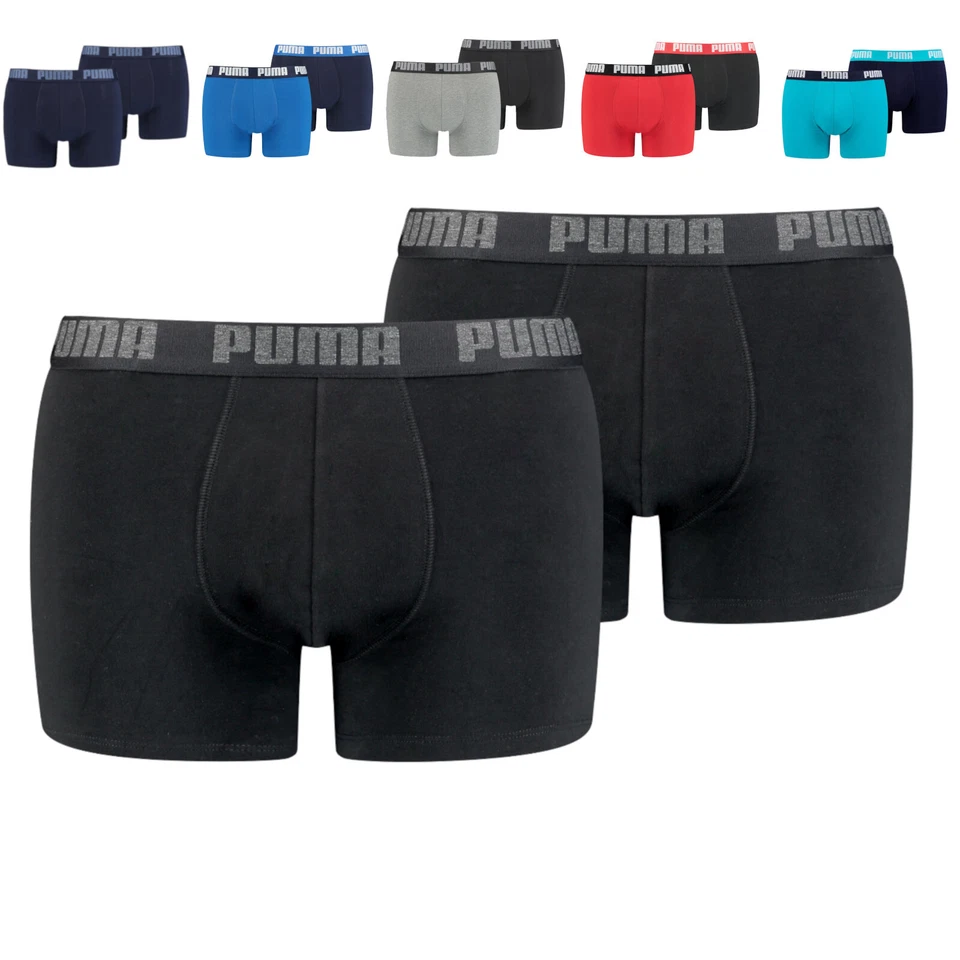 PUMA Herren Boxershorts  2er 4er 6er 8er 10er Pack - Grösse S / M / L / XL / XXL - Bild 1 von 1