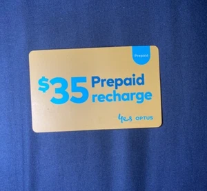 Optus Recharge $35 GENIUNE THE SAME DAY SHIPPING!!! - Picture 1 of 3