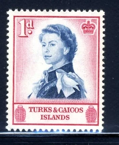 1957-60 TURKS & CAICOS  SG 121-134 MLH  SET 14 STAMP - Picture 1 of 5