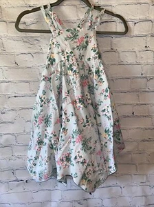 Girls The Prairie By Rachel Ashwell Floral Dress Sz 6 Smocked Back Cross Cross - Picture 1 of 7