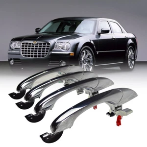 Door Handle Chrome Fit For Chrysler 300 C 05-10 Dodge Magnum 05-08 Charger 07 - Picture 1 of 4