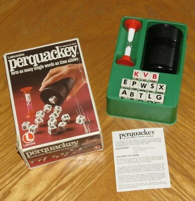 Vintage Lakeside Perquackey Word Game - 1975 Leisure Dynamics No.8313 - Image 1 of 4