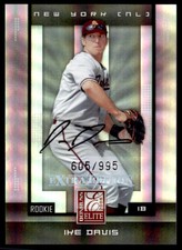2008 Donruss Elite Extra Edition Signature Aspirations Ike Davis Auto 605/995