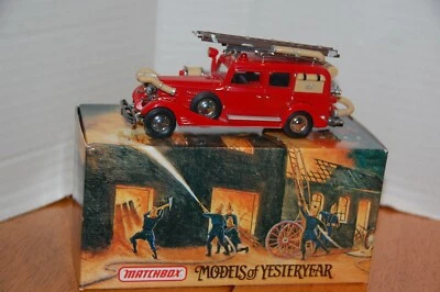 1933 Cadilac Fire Wagon, Fire Engine Series Matchbox Models of Yesteryear YFE03 - Image 1 of 4