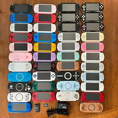 Sony PSP 3000 PSP 1000 System Bundle w/ 64gb & QUALITY Battery & Charger - Image 1 of 3