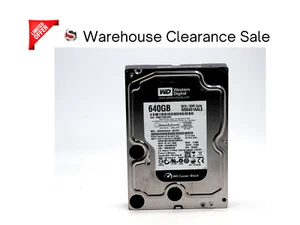 Western Digital 3.5 " WD6401AALS 640GB  Hard Drive w/Desktop Computer - Picture 1 of 3