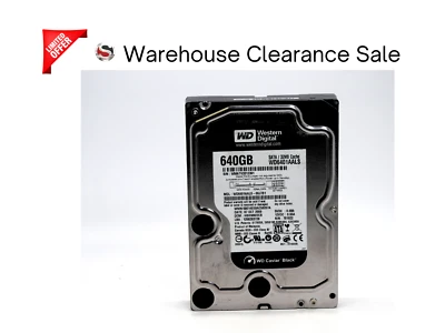 Western Digital 3.5 " WD6401AALS 640GB  Hard Drive w/Desktop Computer - Image 1 of 3