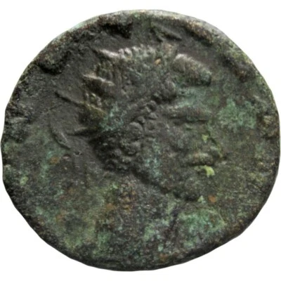 268 - 270 A.D. Claudius II Gothicus Roman Empire Antoninianus Coin (MO875-) - Image 1 of 2