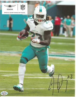 JAY AJAYI Dolphins 8X10 Autographed Promo Photo with BDS COA #2784 - Image 1 of 3