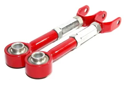 For 89-94 95-98 240SX 90-96 300SX 89-94 Skyline R32 1 Pair Red Rear Traction Rod - Image 1 of 4